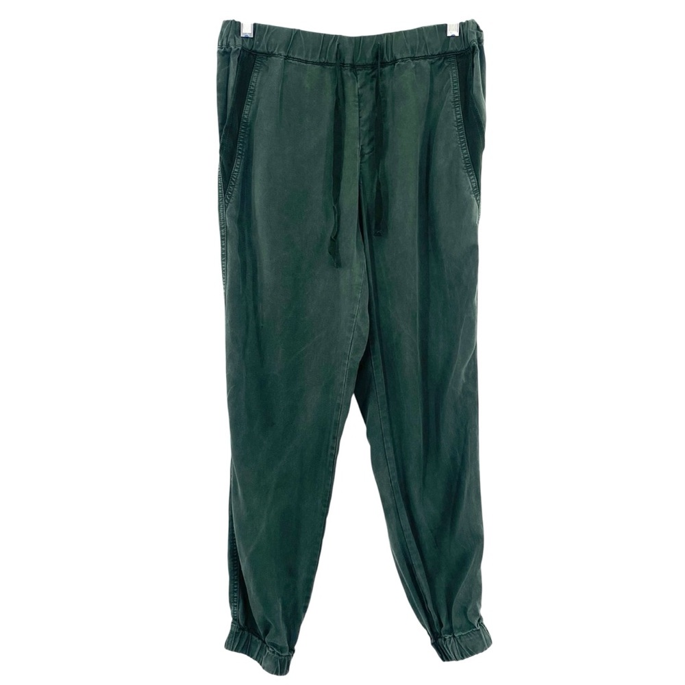 Anthropologie On The Road Olive Green Mineral Wash Jogger Pants